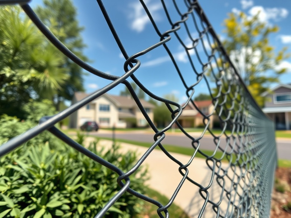 Chain-link fencing
