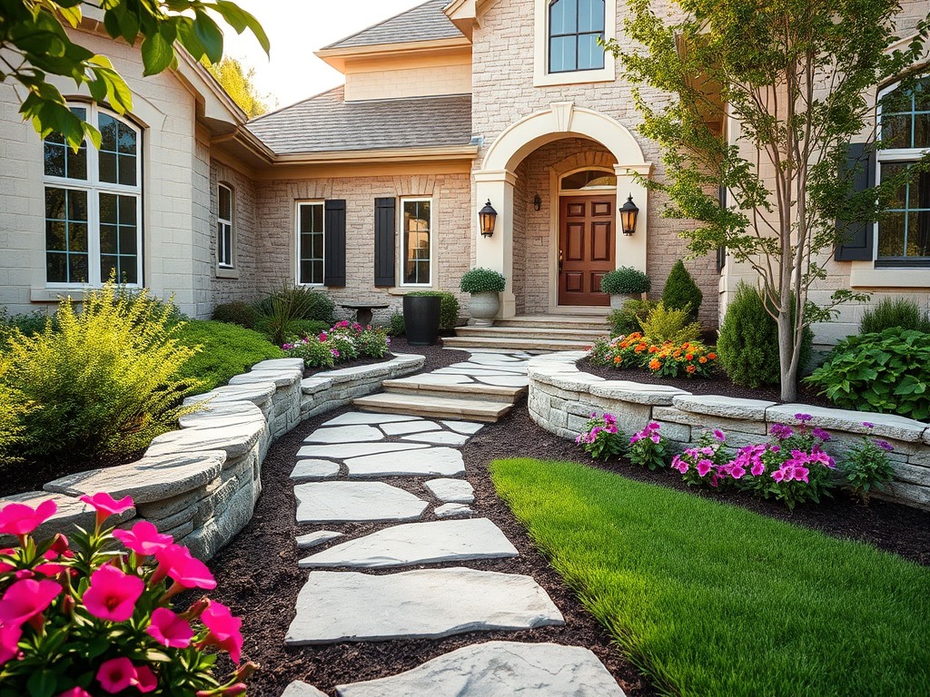 Custom hardscape patio build