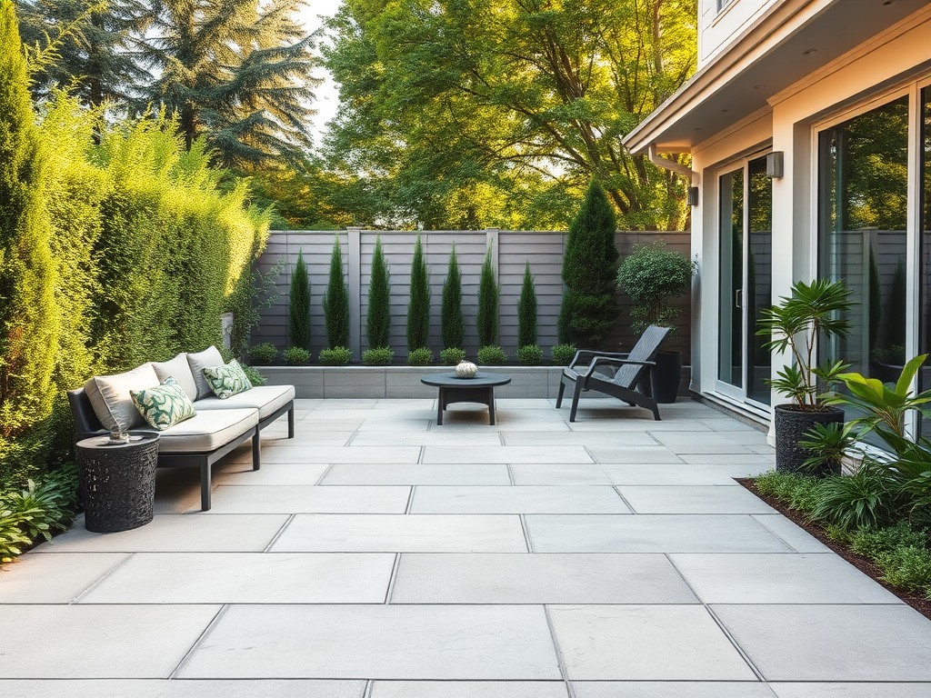 Custom patio installation