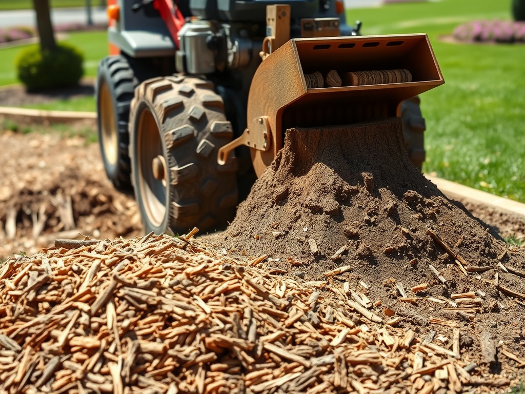 Stump grinding and removal